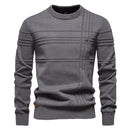 Striped Crewneck Sweater Casual comfort with a refined touch