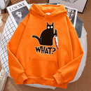 Black Cat Graphic Hoodie – Playful design with streetwear edge