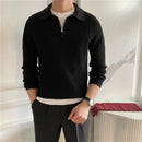 Half-Zip Knit Polo Casual sophistication for cool days