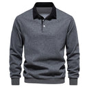 Polo Collar Knit Sweater Casual elegance for every occasion