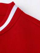 Letter Print Varsity Jacket – Urban attitude with a biker edge