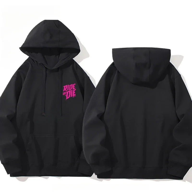 Ride or Die Hoodie – Graphic streetwear with unisex appeal