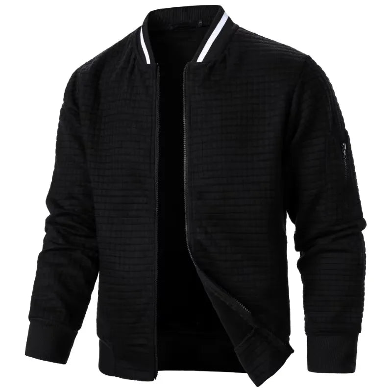 Baseball Zipper Jacket – Classic casual with a modern edge