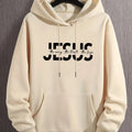 Jesus Letter Hoodie – Statement streetwear with casual comfort