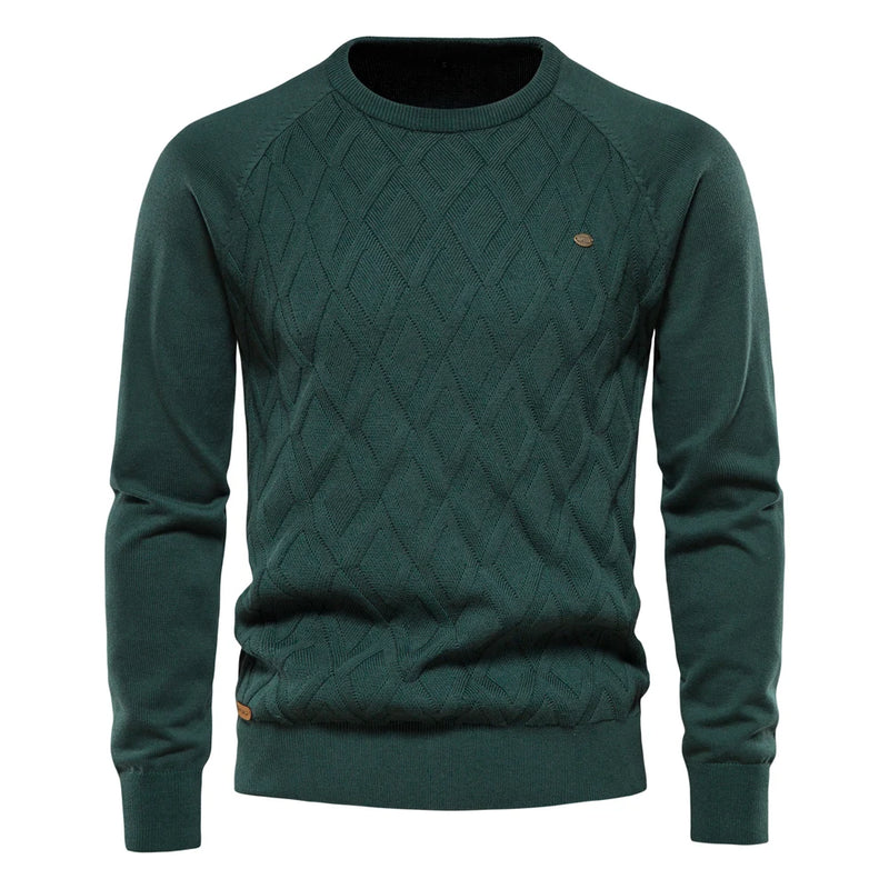 Argyle Knit Pullover             Classic winter knit with a modern touch