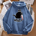 Black Cat Graphic Hoodie – Playful design with streetwear edge