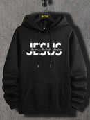 Jesus Letter Hoodie – Statement streetwear with casual comfort