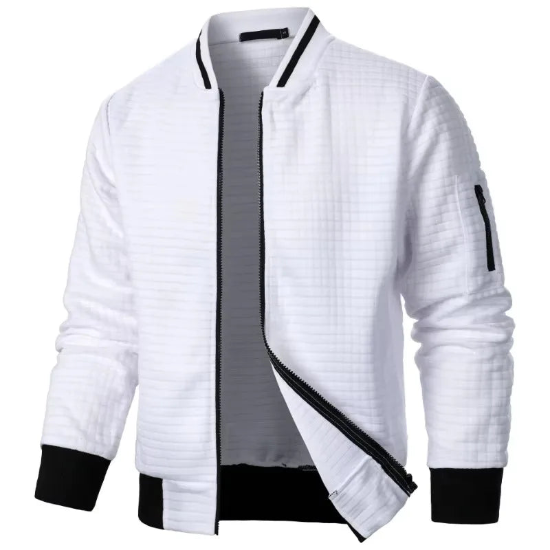 Baseball Zipper Jacket – Classic casual with a modern edge