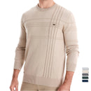 Striped Crewneck Sweater Casual comfort with a refined touch