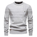 Striped Crewneck Sweater Casual comfort with a refined touch