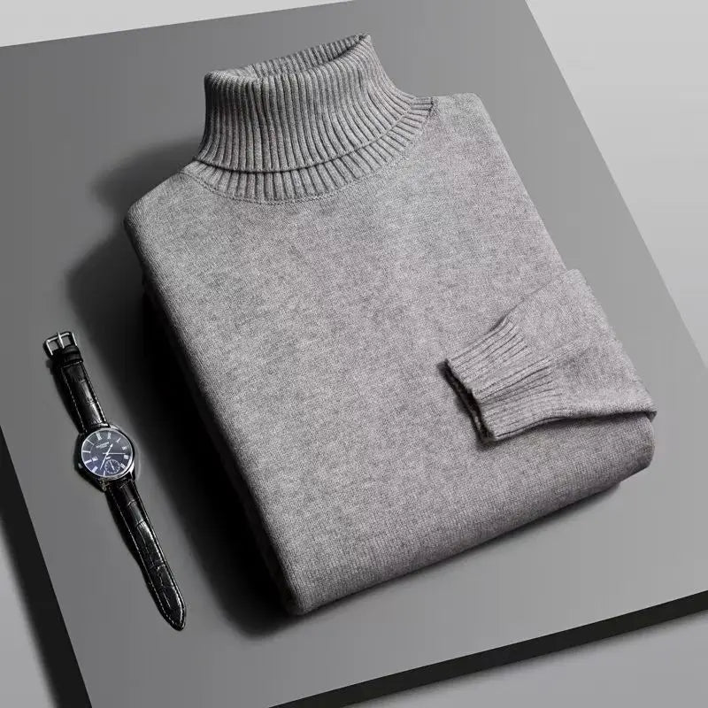 Slim Turtleneck Sweater        Refined warmth for the modern man