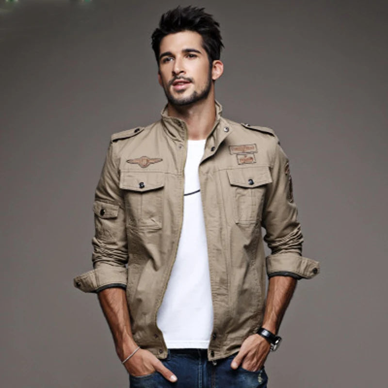 Army Cargo Jacket – Military-inspired style for every size