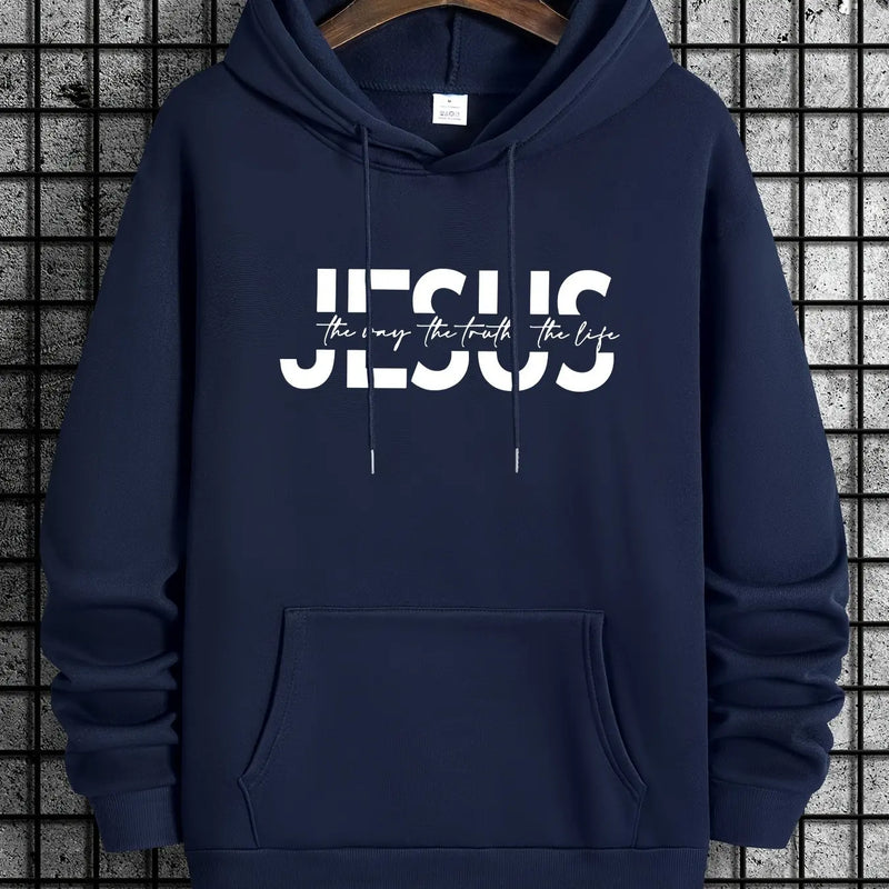 Jesus Letter Hoodie – Statement streetwear with casual comfort