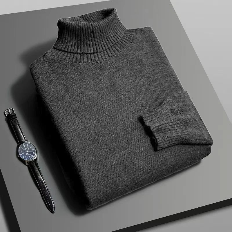 Slim Turtleneck Sweater        Refined warmth for the modern man