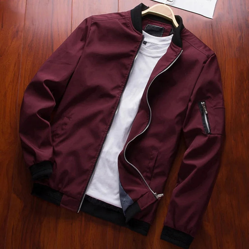 Slim Bomber Jacket – Lightweight style with urban versatility
