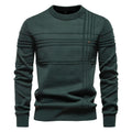 Striped Crewneck Sweater Casual comfort with a refined touch