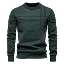 Striped Crewneck Sweater Casual comfort with a refined touch