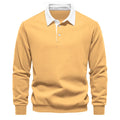 Polo Collar Knit Sweater Casual elegance for every occasion