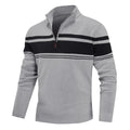 Striped Quarter-Zip Sweater Smart layering with timeless stripes