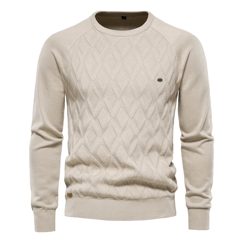 Argyle Knit Pullover             Classic winter knit with a modern touch