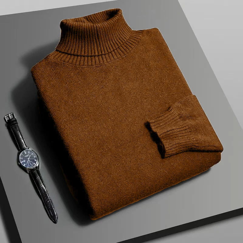 Slim Turtleneck Sweater        Refined warmth for the modern man